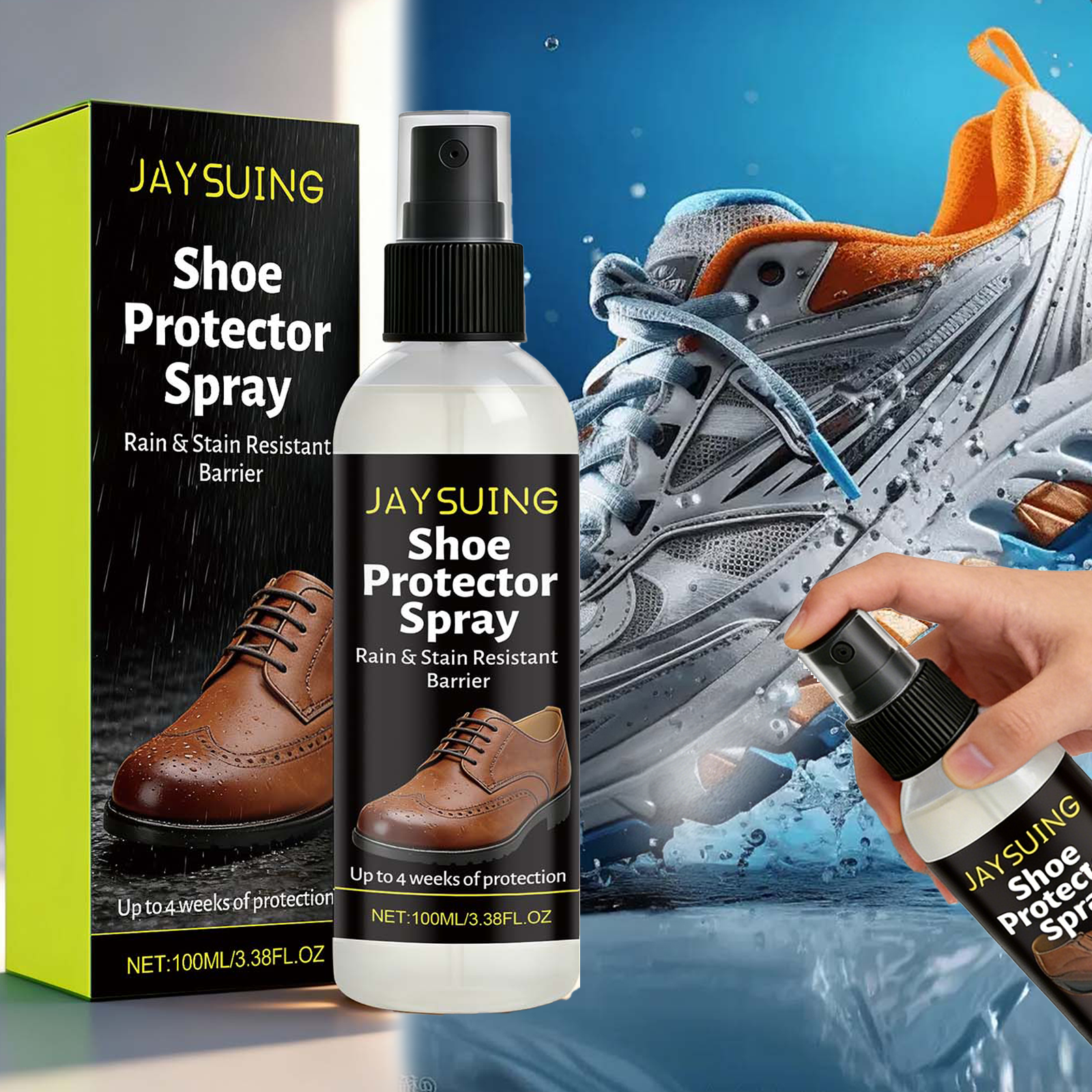 Sneaker Care Suede - Shoe Protector Spray Waterproof Stain Repellent