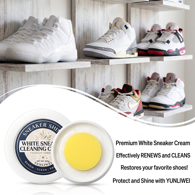 Sneaker Care Cleaner - YUNLIWEI Waterless White Shoe Cleaner Cream
