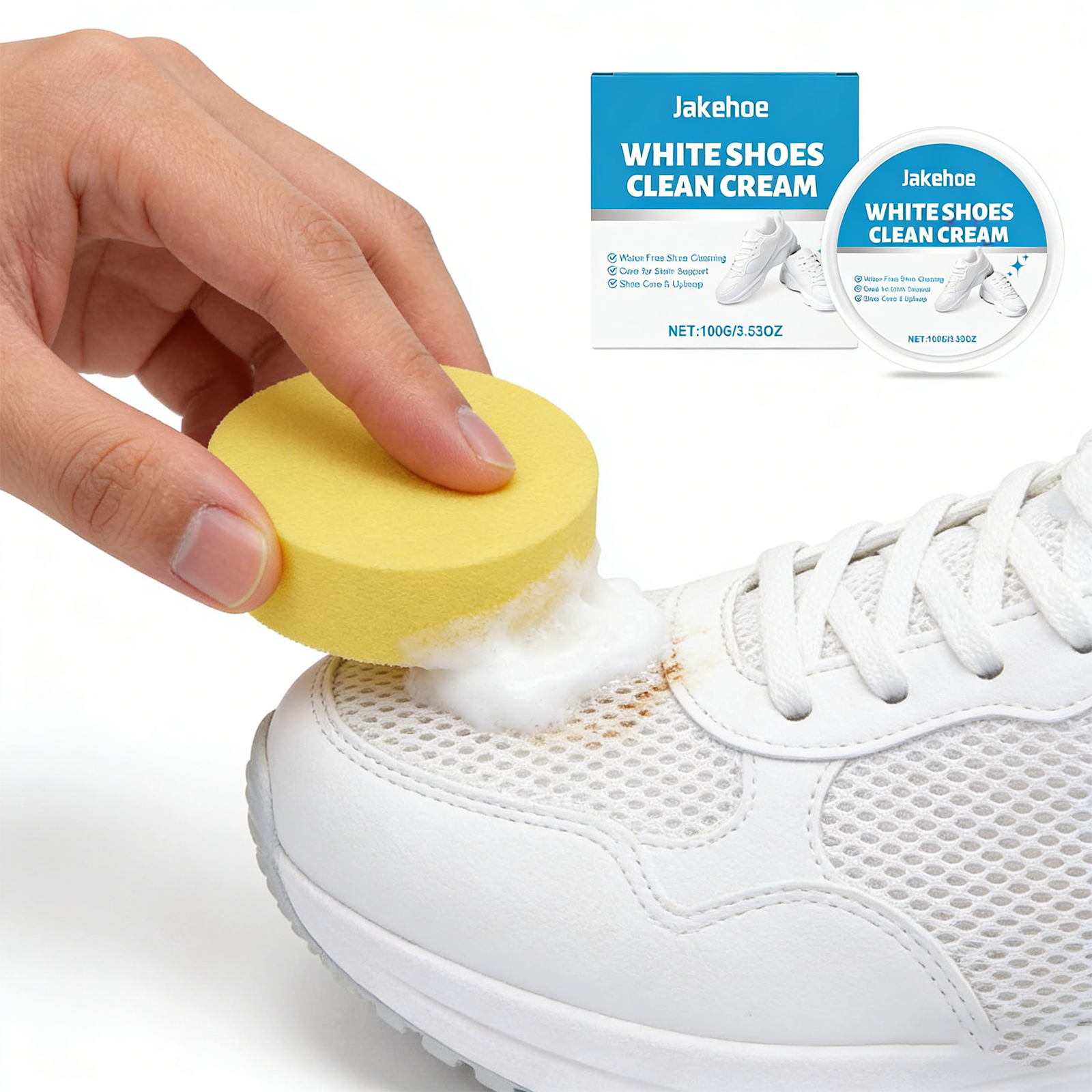 Sneaker Care Cleaner - White Shoe Cleaner Cream Sneaker Stain