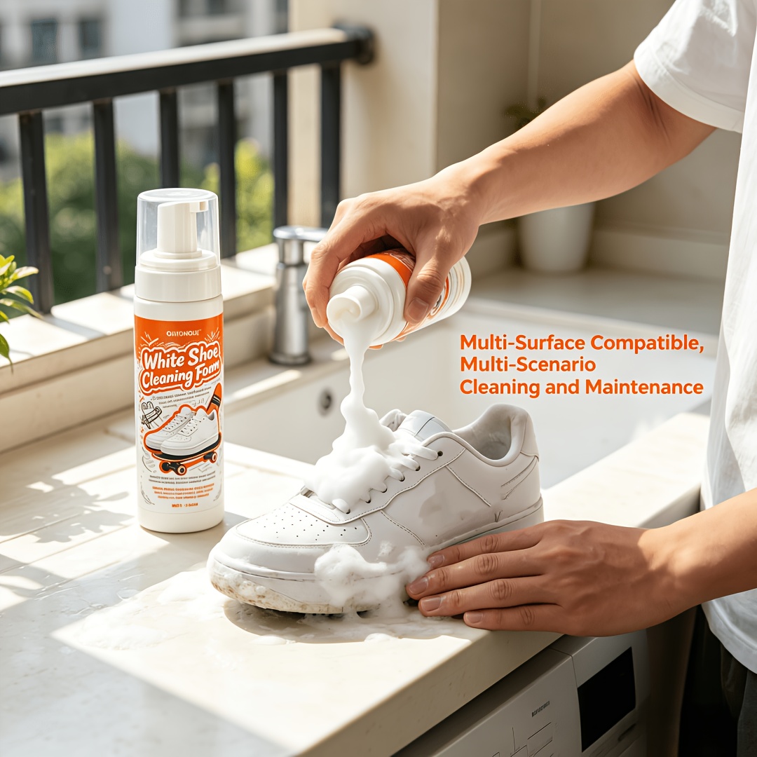 Portable No Rinse White Shoe C - Sneaker Care Cleaner ulasan dan harga