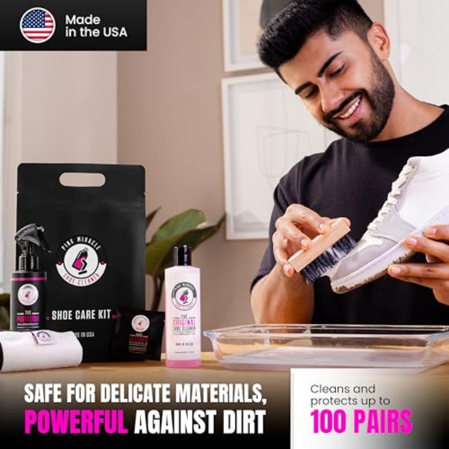 Pink Miracle Shoe Care Kit - I - Sneaker Care Cleaner ulasan dan harga
