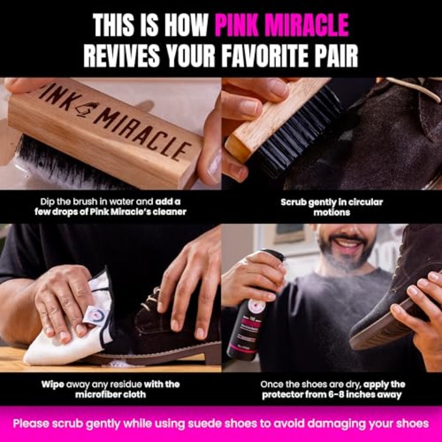Pink Miracle Shoe Care Kit - I - Sneaker Care Cleaner ulasan dan harga