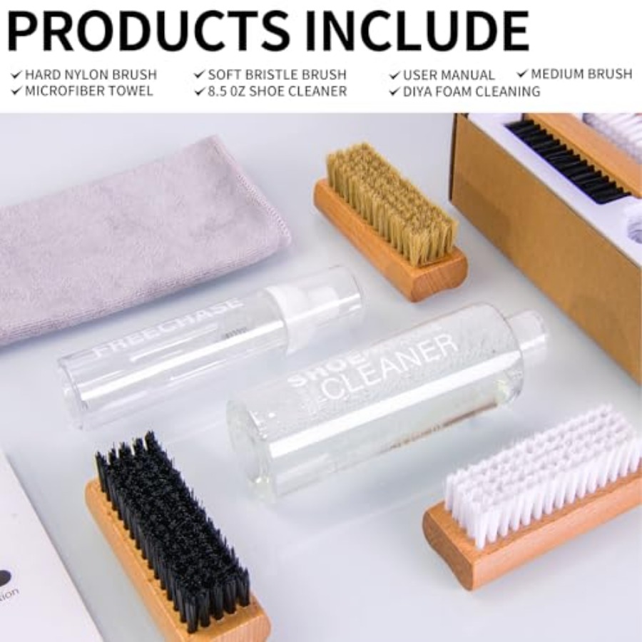Shoe Cleaner Kit for Sneaker - - White Sneaker Care Kit ulasan dan harga