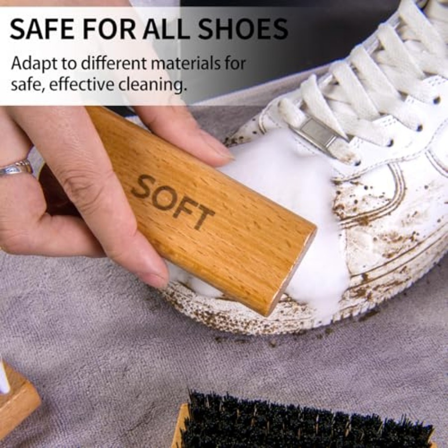 Shoe Cleaner Kit for Sneaker - - White Sneaker Care Kit ulasan dan harga