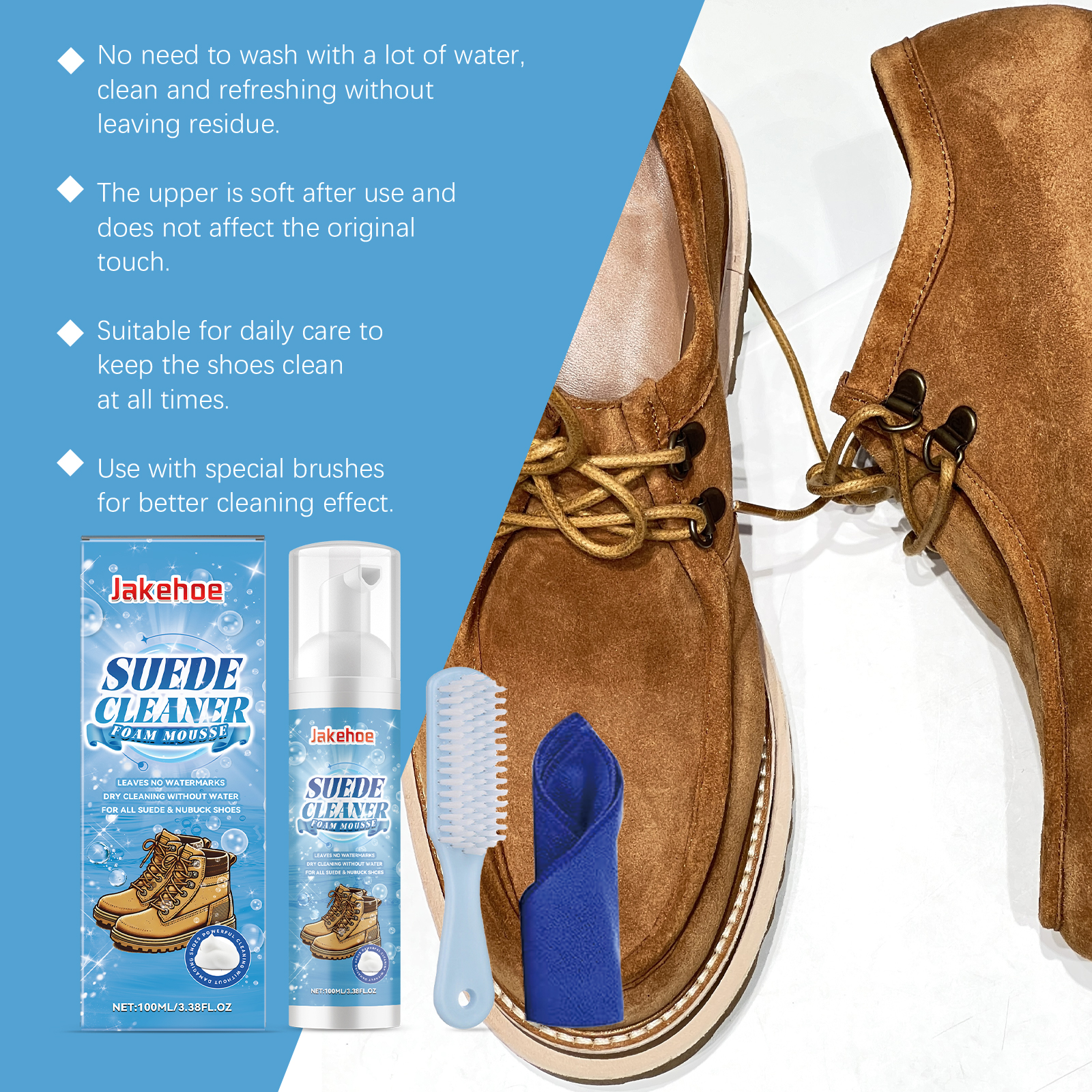 Suede Cleaner Kit Leather Velv - Sneaker Care Cleaner ulasan dan harga