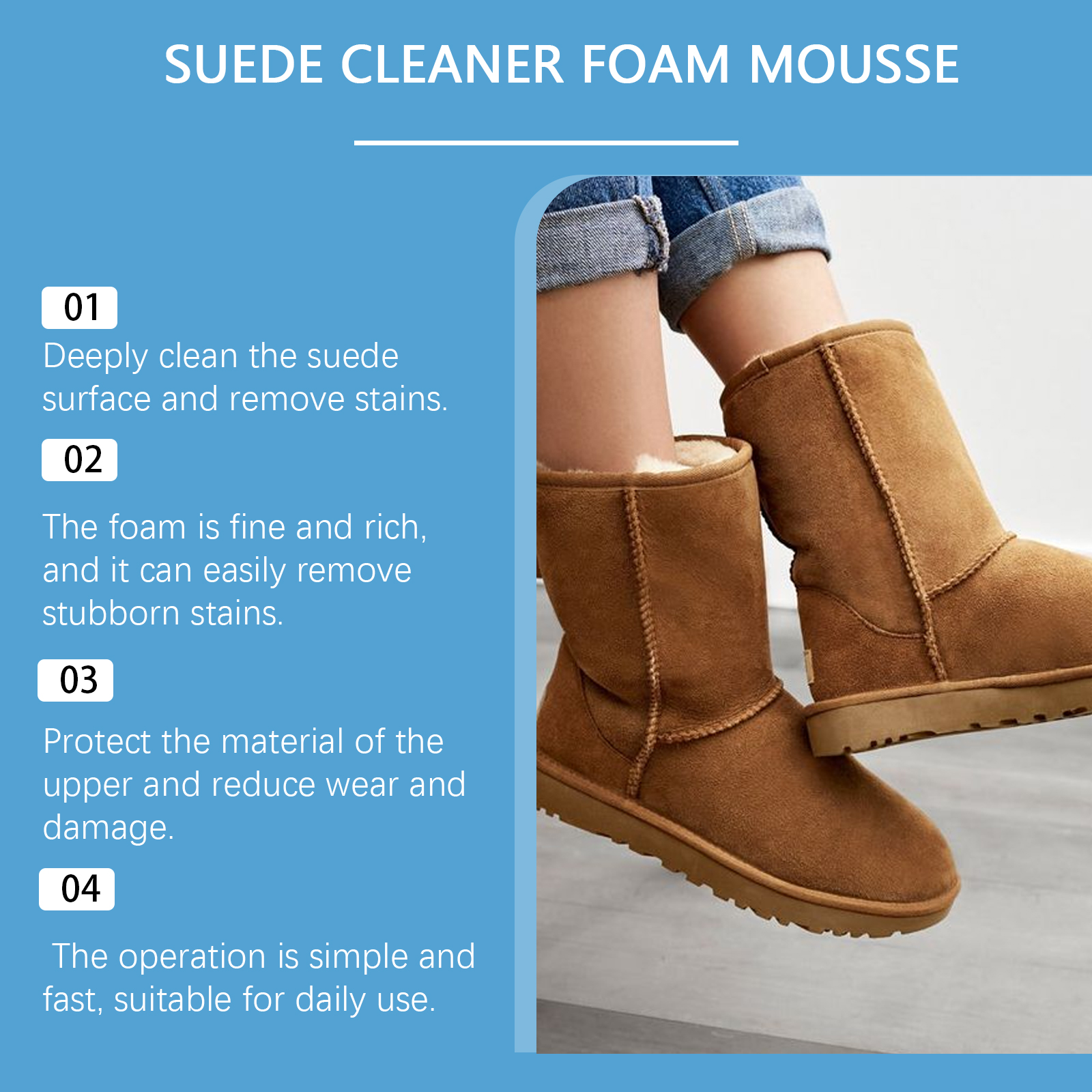 Suede Cleaner Kit Leather Velv - Sneaker Care Cleaner ulasan dan harga